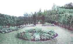 Intimate country gardens