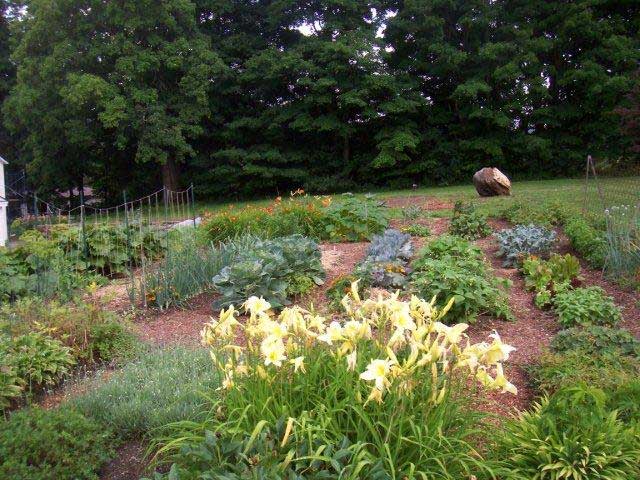 Vegetable, fruit and cutting gardens 